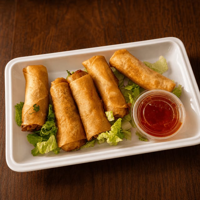 Vegetable Spring Rolls.