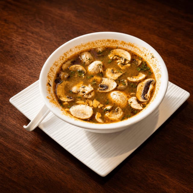 Tom Yum Kung, Kai, or Phak.