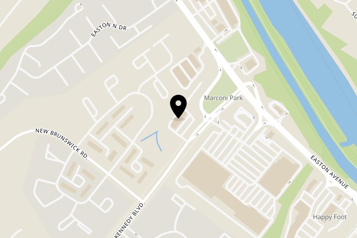 Map showing the location of N Thai Palace Somerset on 2 John F Kennedy Blvd in Somerset